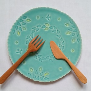 レモンのケーキプレート 梶山友里