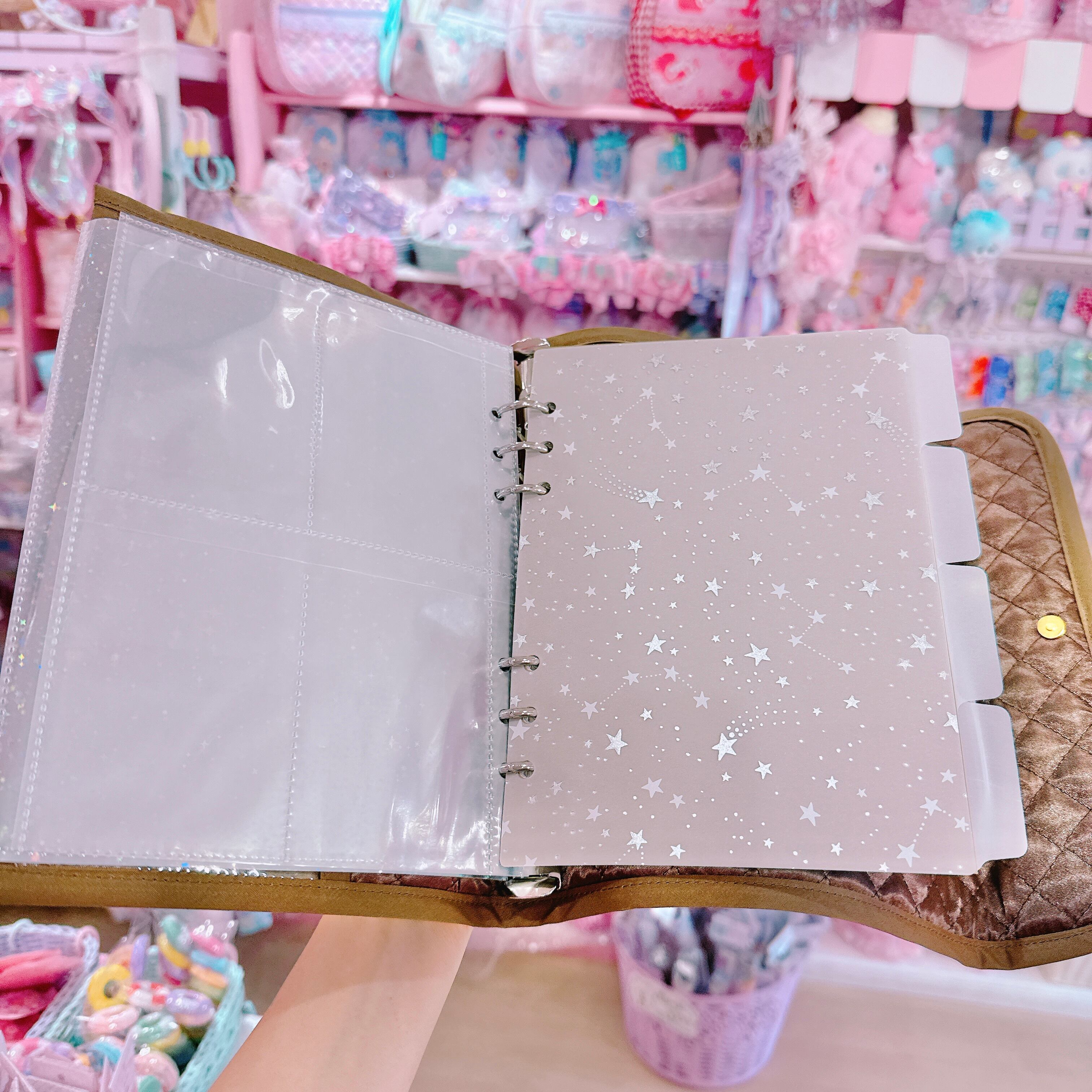 【E6】24-3推し活A5バインダー帳(シール帳)