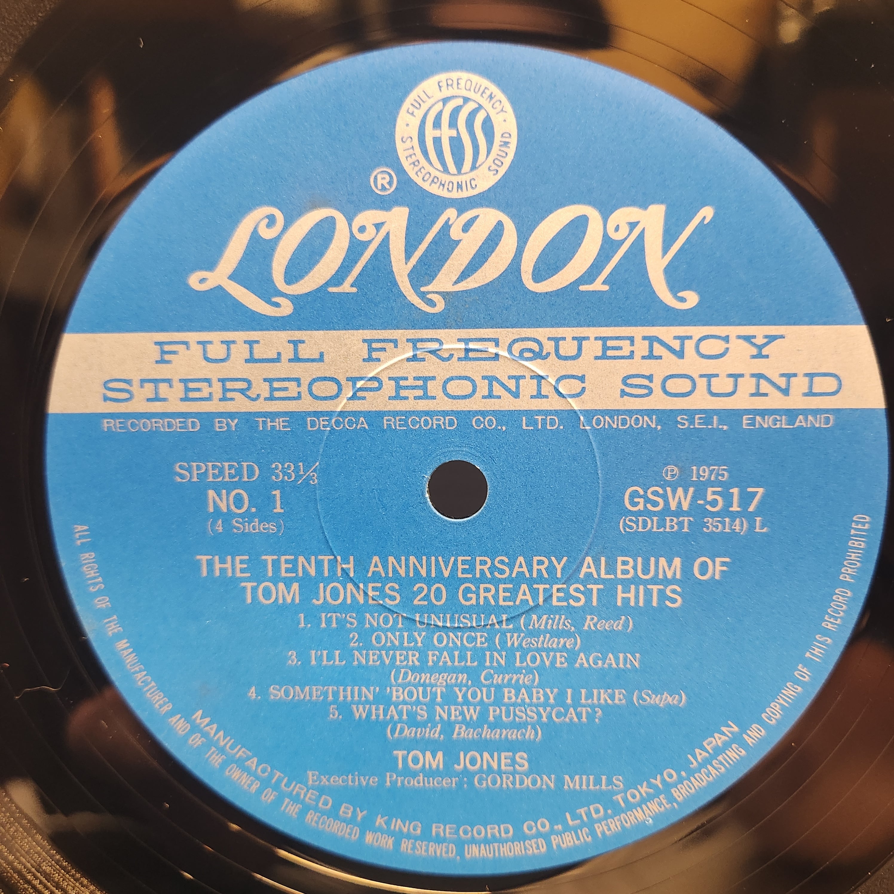 Tom Jones / 20 Greatest Hits [GSW517~8] - 画像4
