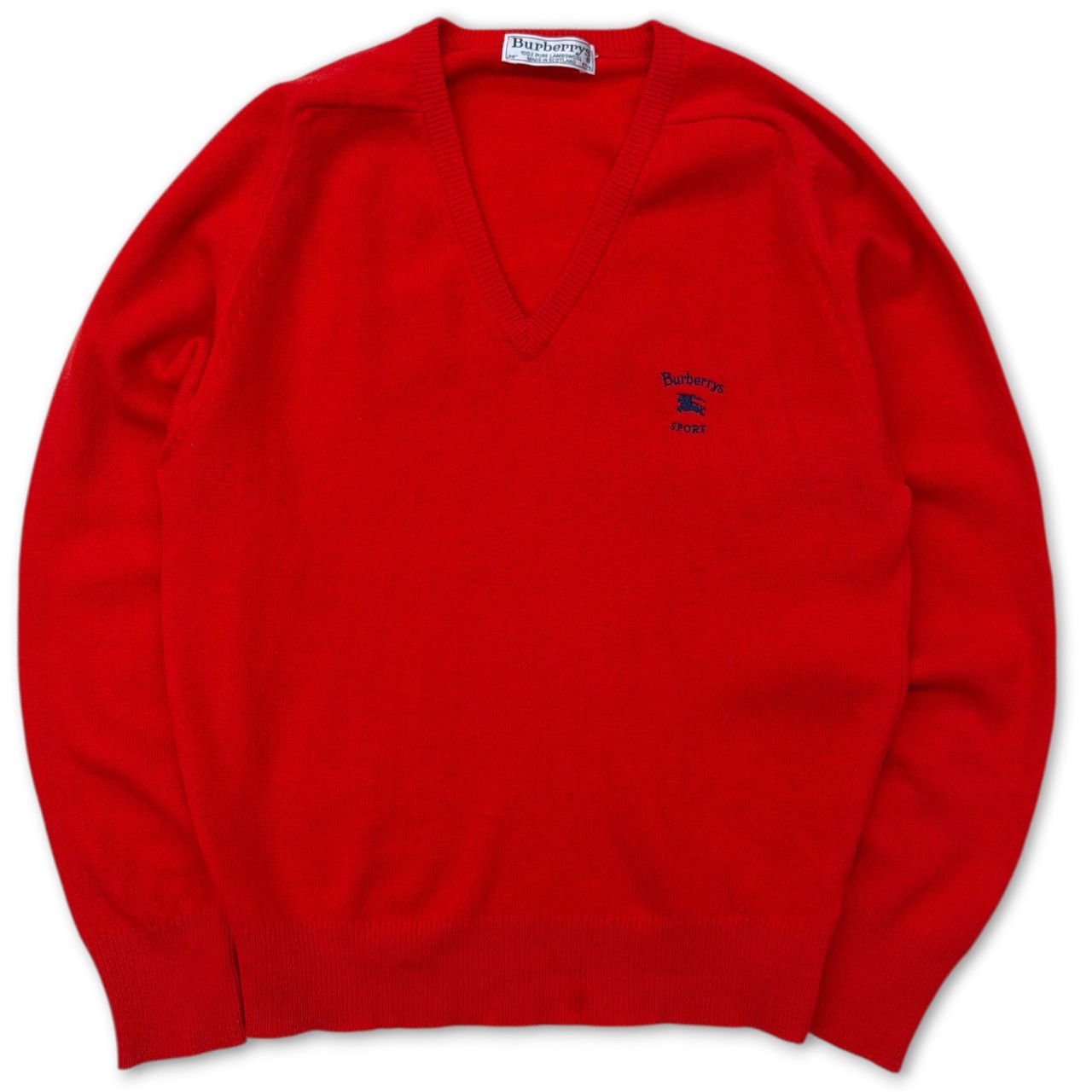 【BURBERRYS】KNIT バーバリースポーツ　Vネック　ニット/セーター