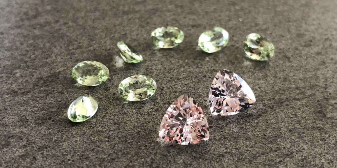 ピンクモルガナイト トリリアント