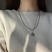 ユニセックス　シルバーネックレス ［SSN003］