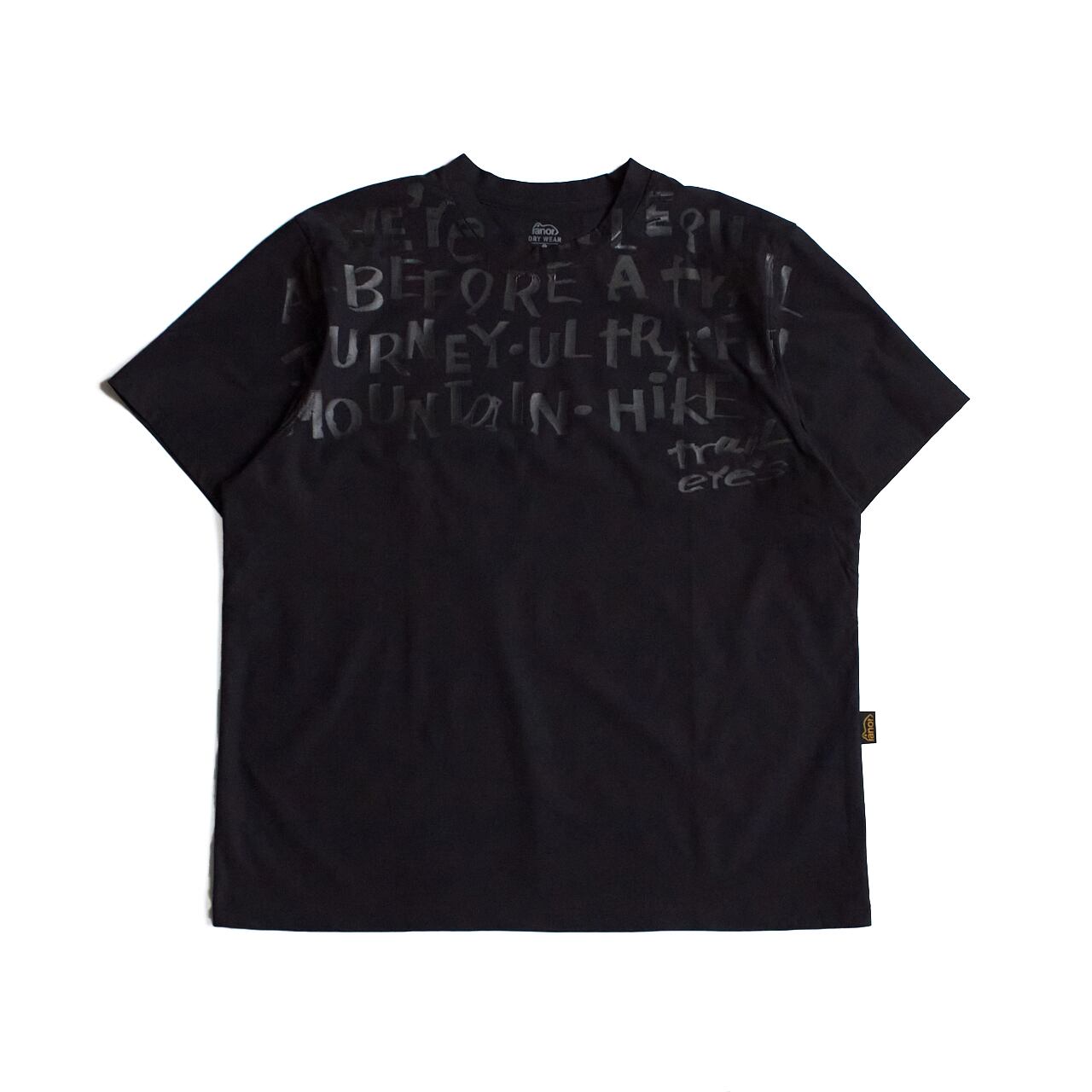 ranor(ラナー)BIG HANDLOGO T -BLACK メンズレディースTシャツ