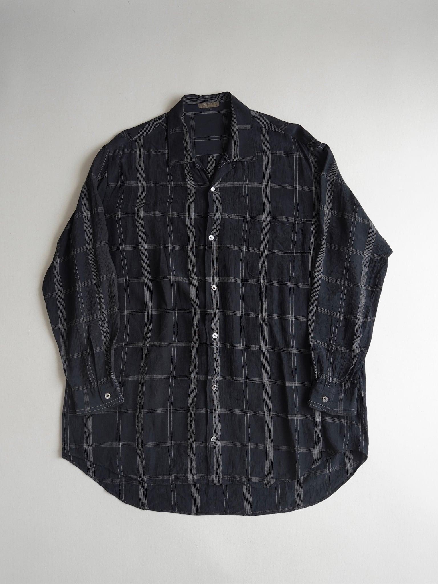 90s Y’s for men 開襟シャツ コットン 1990s Y's for men open collar shirt | BEEHIVE