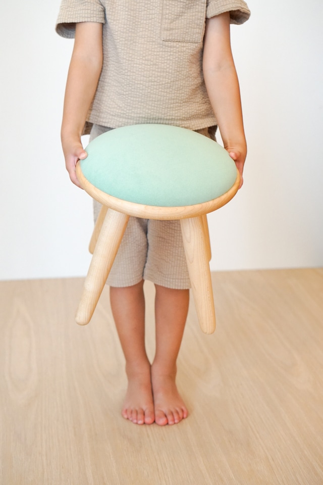 こどもマカロンスツール(オーク)