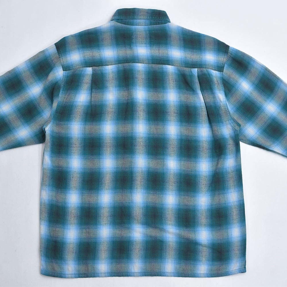 90s Levi's リーバイス オンブレチェック コットン ワークシャツ