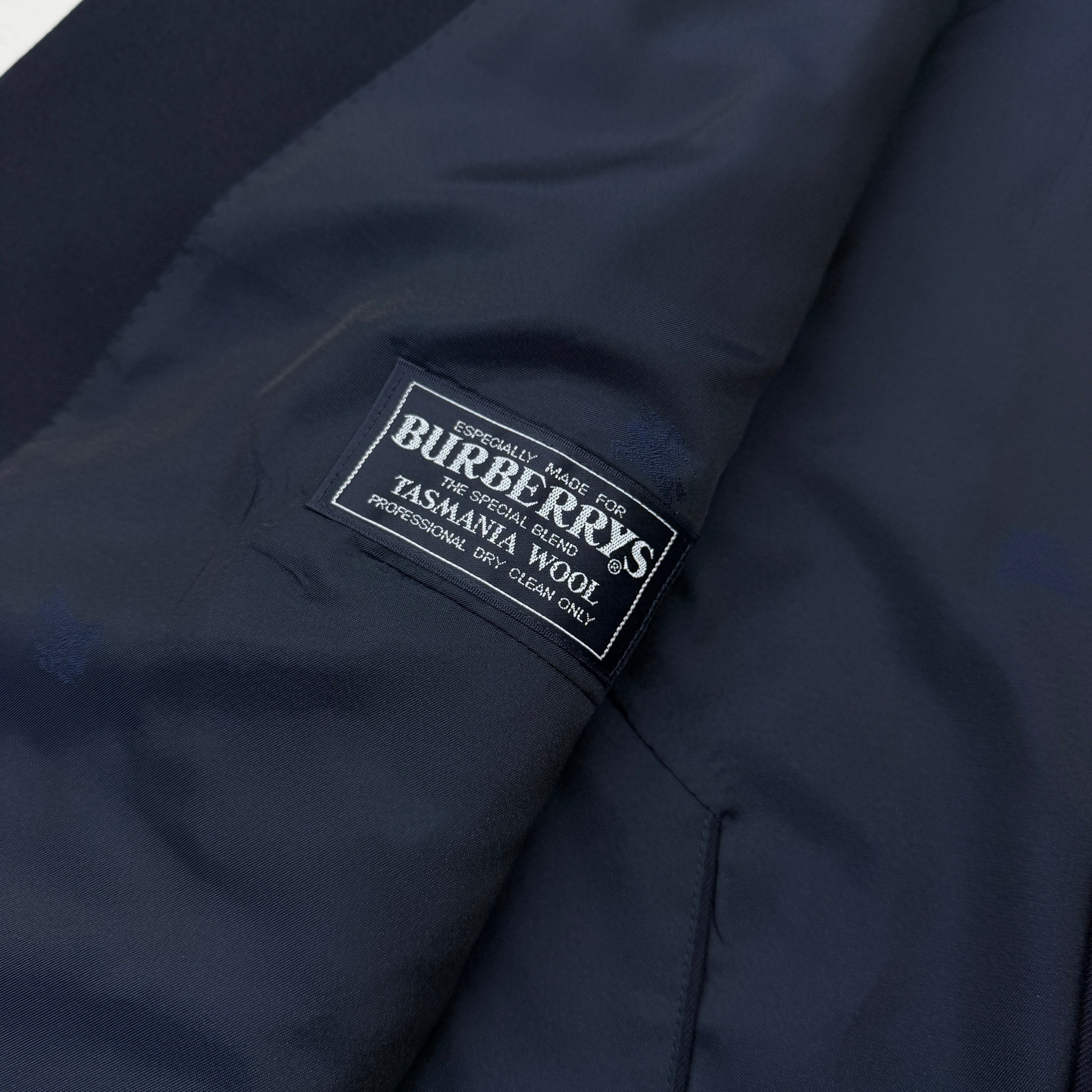 Burberrys】 90s jacket バーバリー テーラードジャケット 紺ブレ