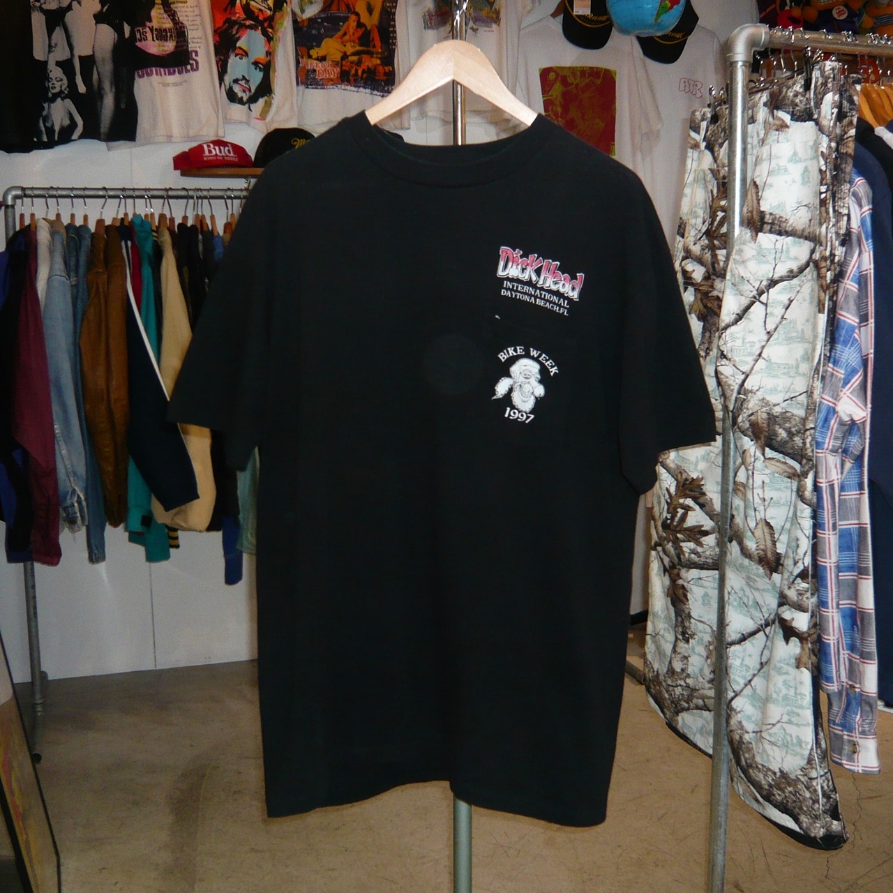 90s DICKHEAD ポケットTシャツ エロ