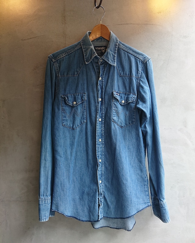 1980s Wrangler DENIM WESTERN SHIRTS