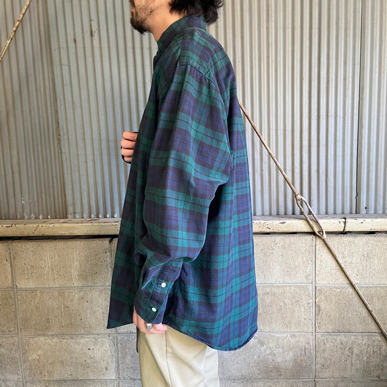 正規 90s ポロバイラルフローレン フリース ブラックウォッチ