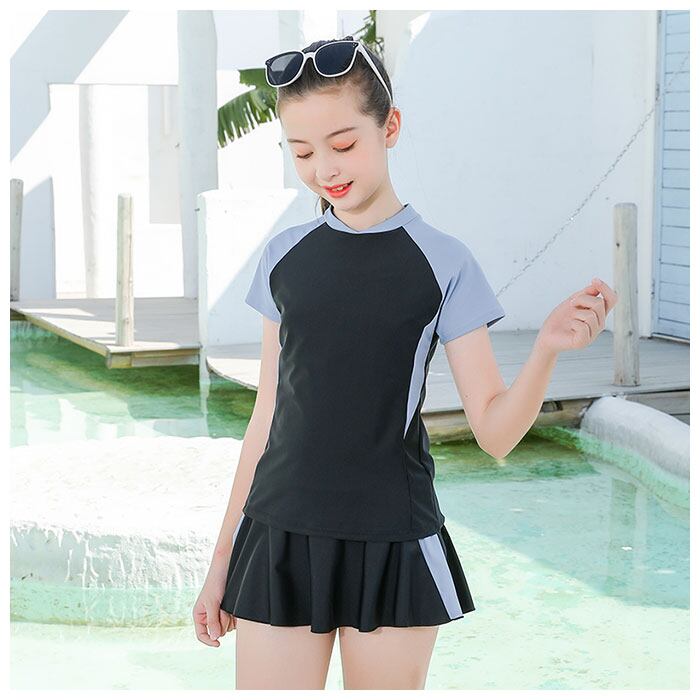 キッズ 水着 女の子 セパレート 通販 2点セット トップス ショート