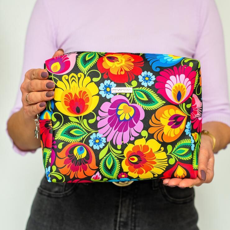 ☆きなこ様専用 コスメポーチ BIG 薔薇柄 ランナー RUNNER ポーチ 小物