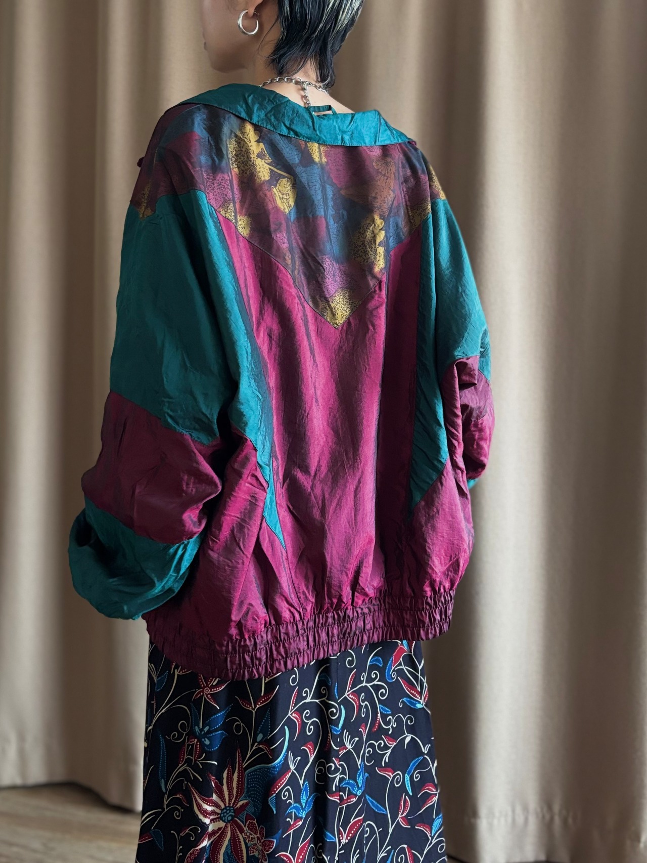 Dull color import nylon jacket-5171-3