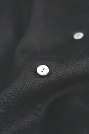 French Linen Open Collar S/S O/P