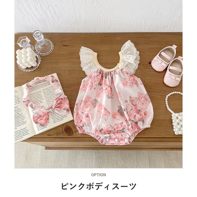 【姉妹服】チェリーフリルロンパース／チェリーフリルセットアップ - 2