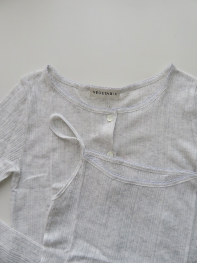 (即納) vegetable / Rone sleeveless