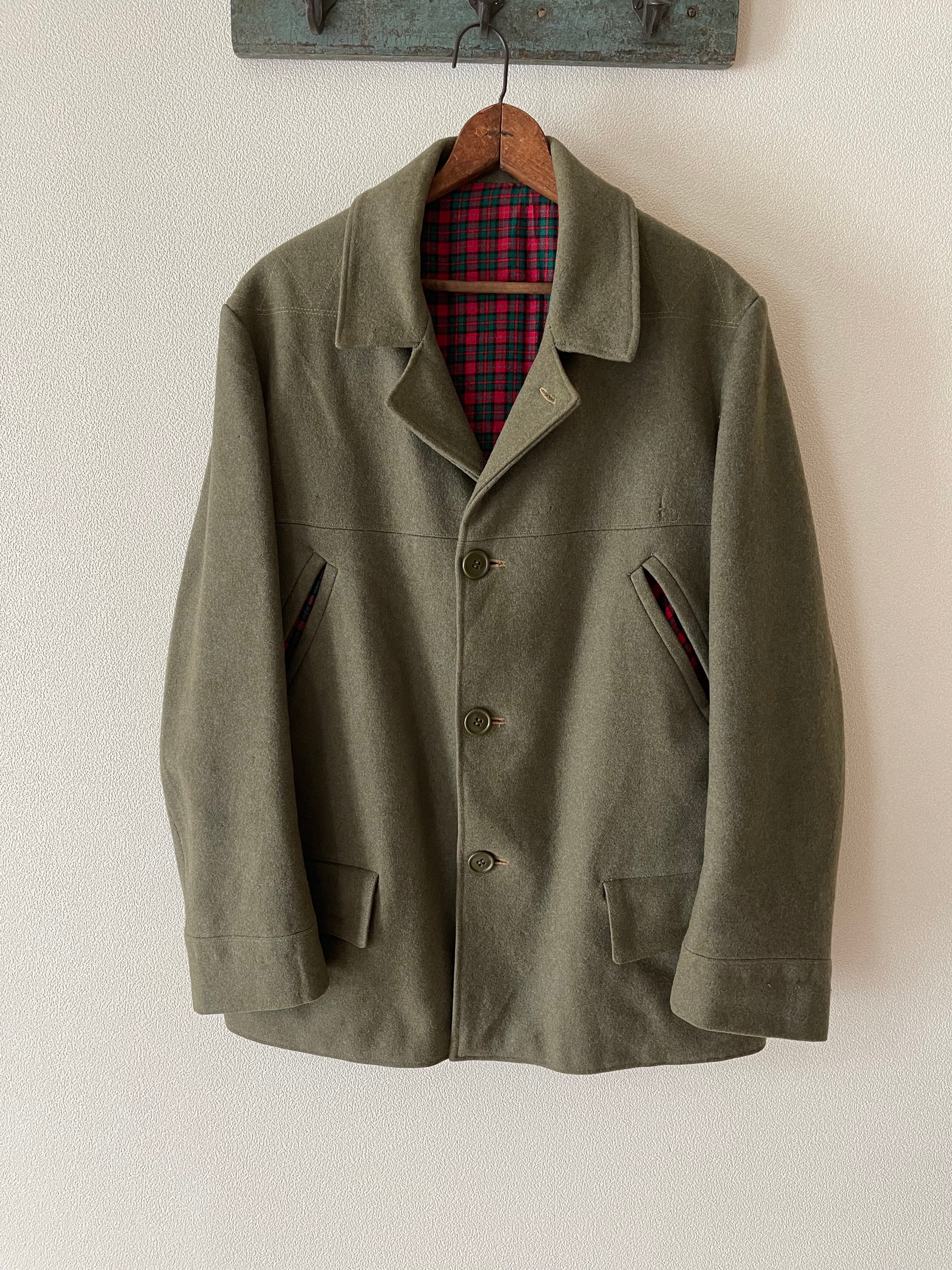 60's Italian vintage wool Hunting Jacket