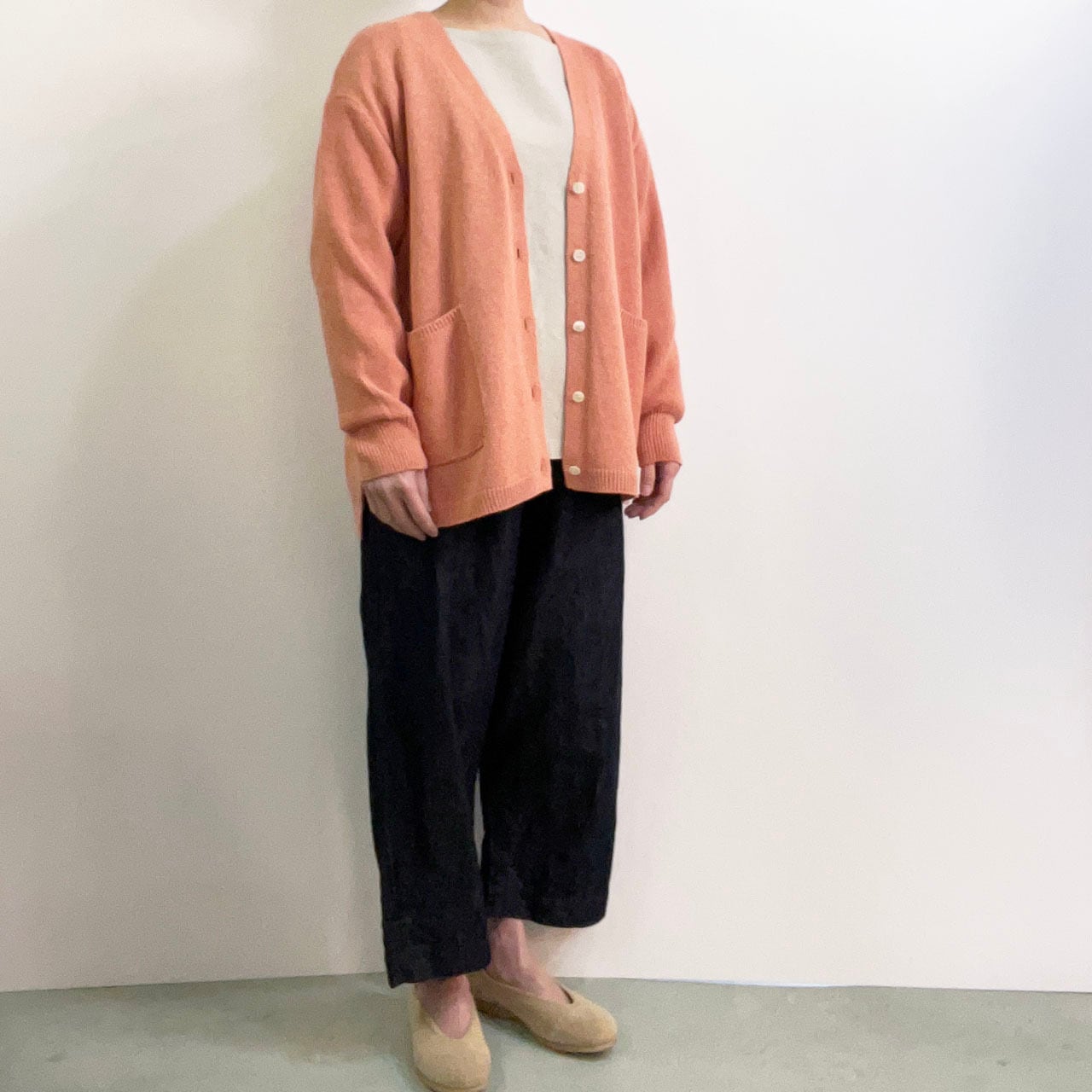 COMM.ARCH. コム・アーチ HAND FRAMED CO.LINEN C/D コットンリネン