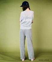 ロゴVネックシアーニットTOPS (L/BLUE)　CQ-49014