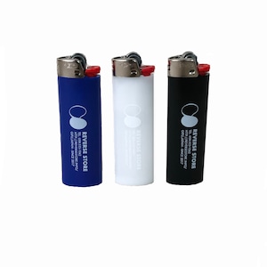 Reverse Store Bic Lighter - black - blue - white