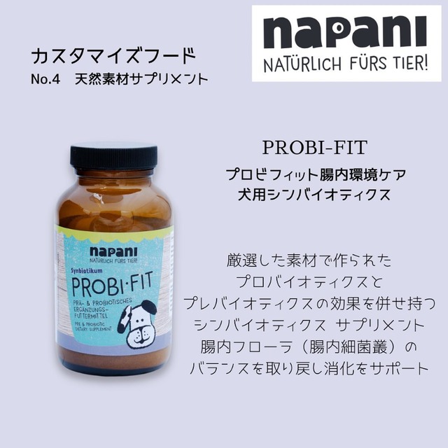 No-④　(腸活・整腸）プロビフィット腸内環境ケア 犬用シンバイオティクス（ProBi-Fit） 100g