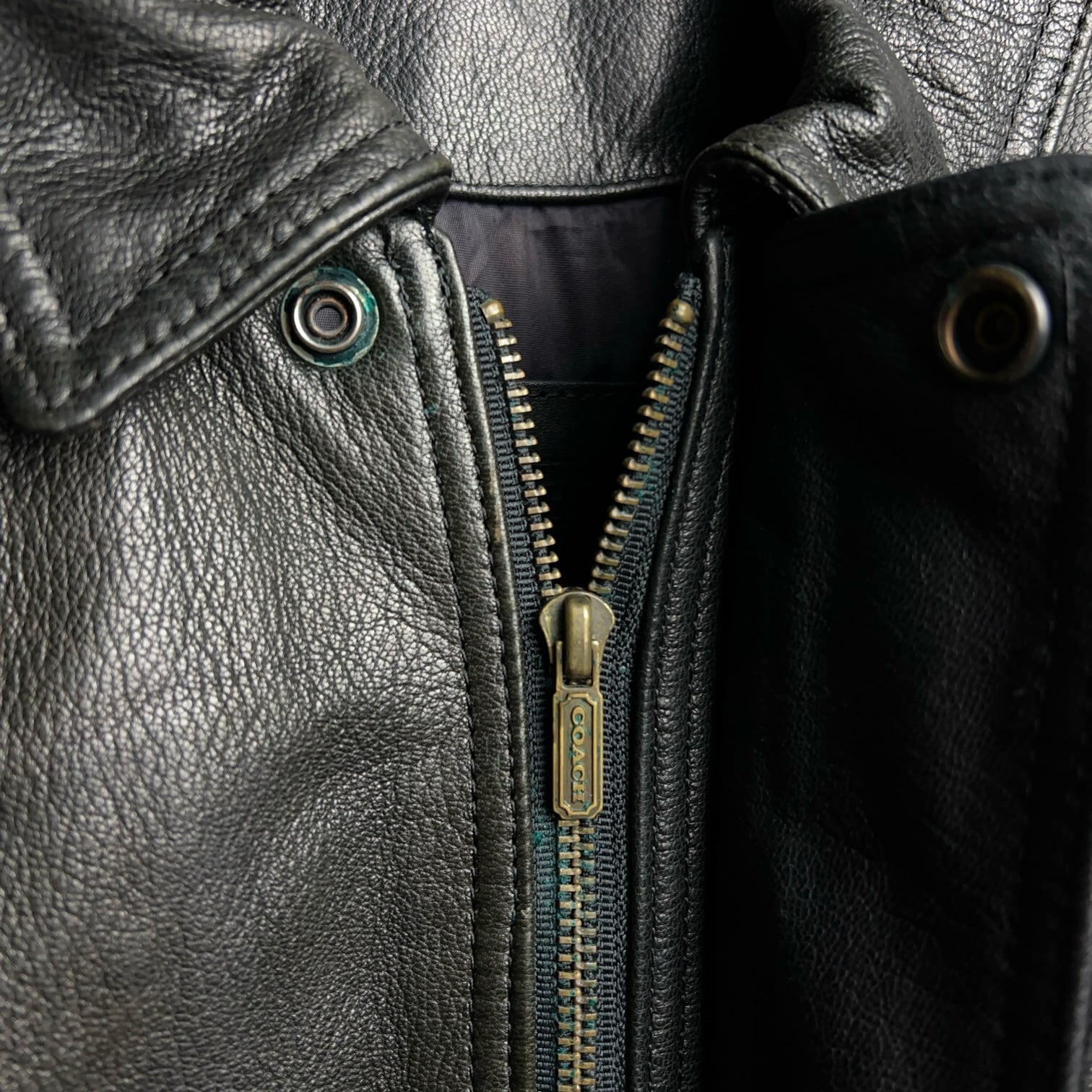 90s OLD COACH オールドコーチ ユーロ レザージャケット A2 G1 90's~00's 