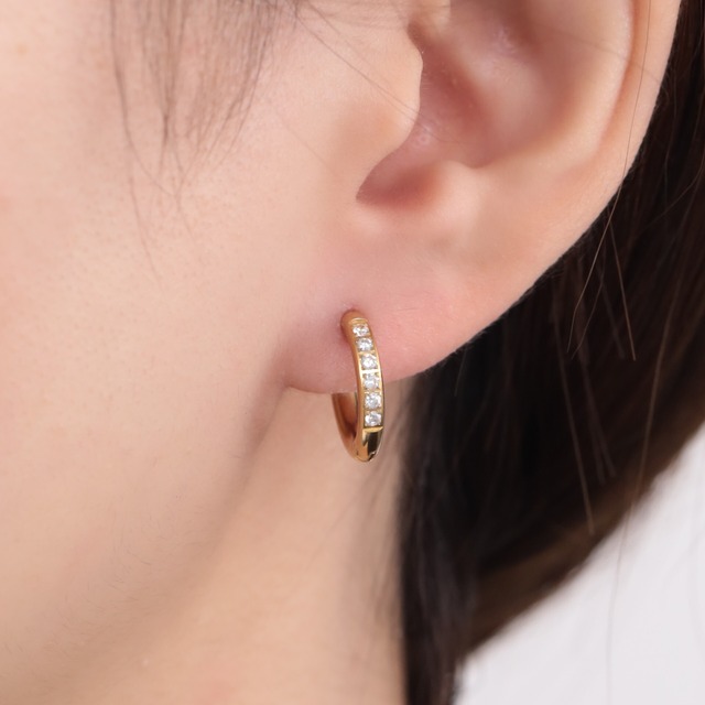 316L zirconia hoop pierce (15㎜) #p108