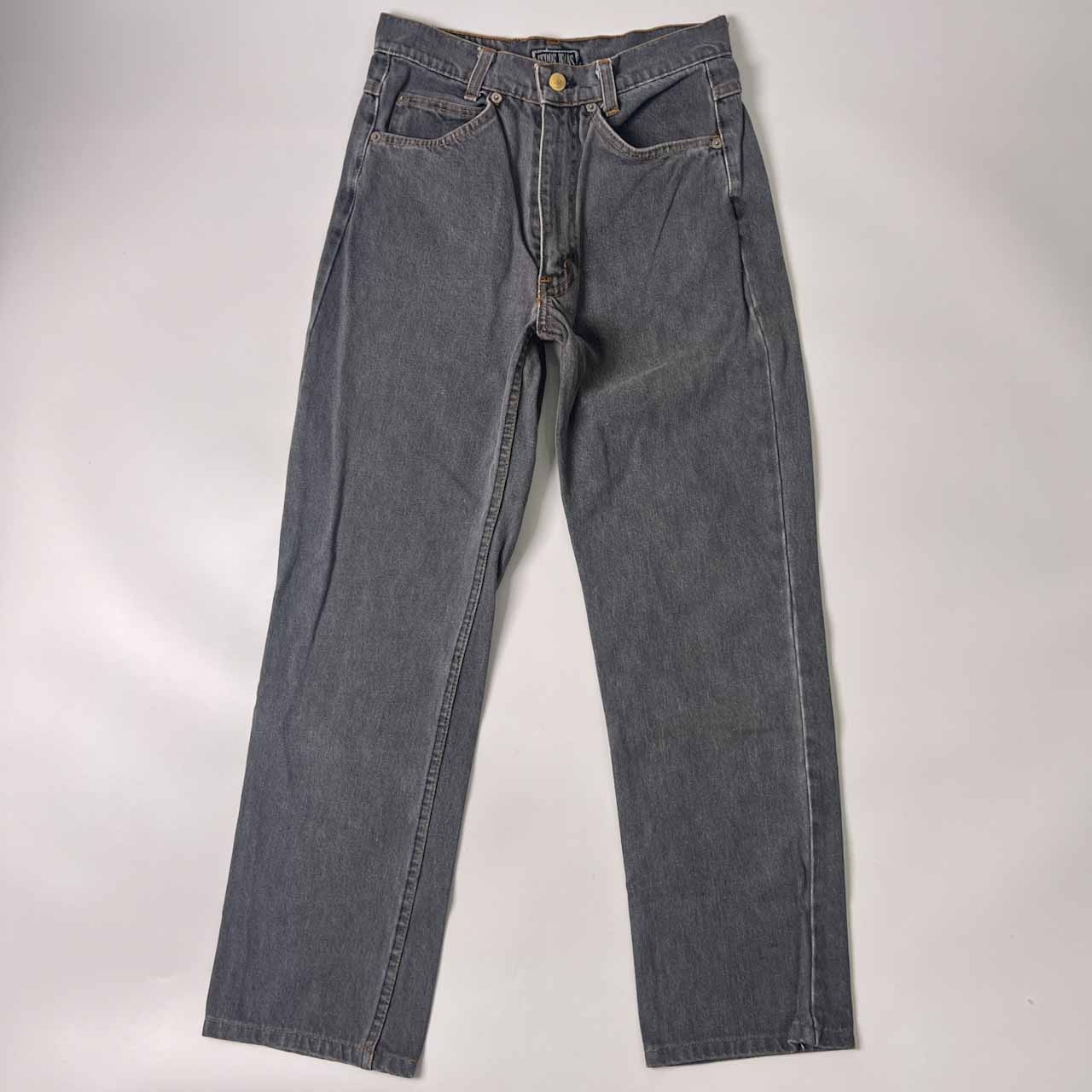 80s~90s イタリア製 FERRE JEANS フェレジーンズ デニムパンツ ジーンズ 30/グレー系 メンズ