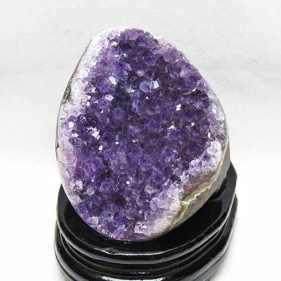 1.3Kg アメジスト クラスター ウルグアイ産 アメジスト 原石 amethyst 台座付属 一点物 182-8742