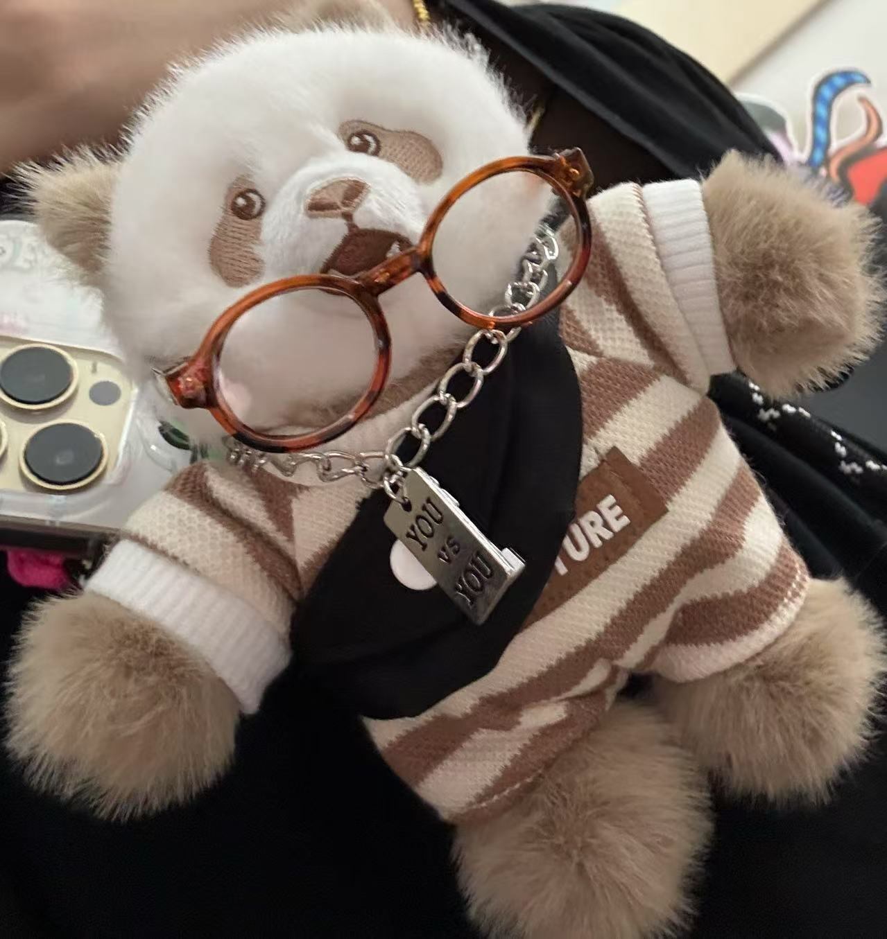 スマホアクセサリー 携帯つける人形 可愛いぬいぐるみ パンダさん | 創