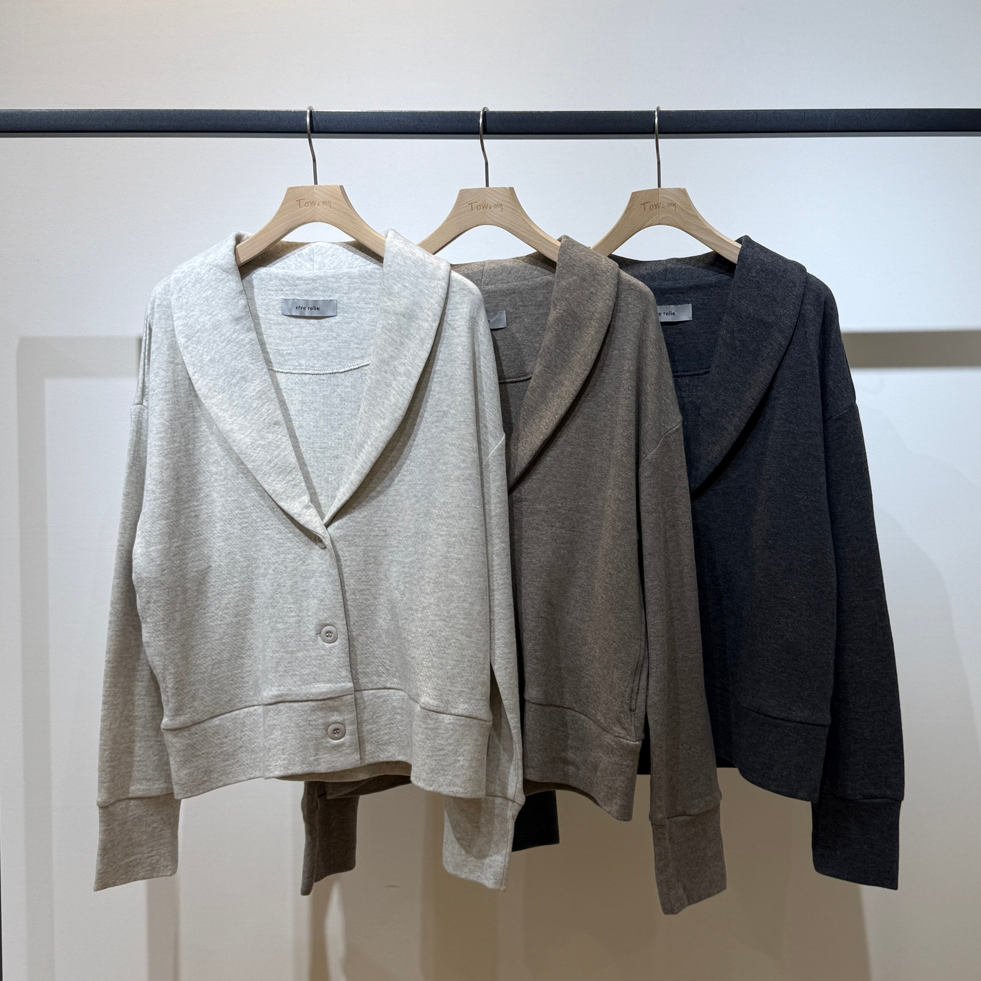 新品　ギエモン　クルミ　起毛　KURUMI JK カーディガン apres jour（アプレジュール） カーディガン くるみボタンカラー