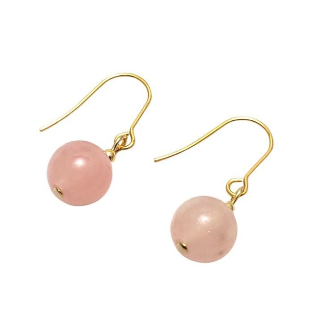 恋愛運 ピーチアベンチュリン パワーストーン ピアス 天然石 レディース 誕生石 ピアス 金属アレルギー 対応 ギフト イヤリング変更可 送料無料 誕生日 ハンドメイド アクセサリー