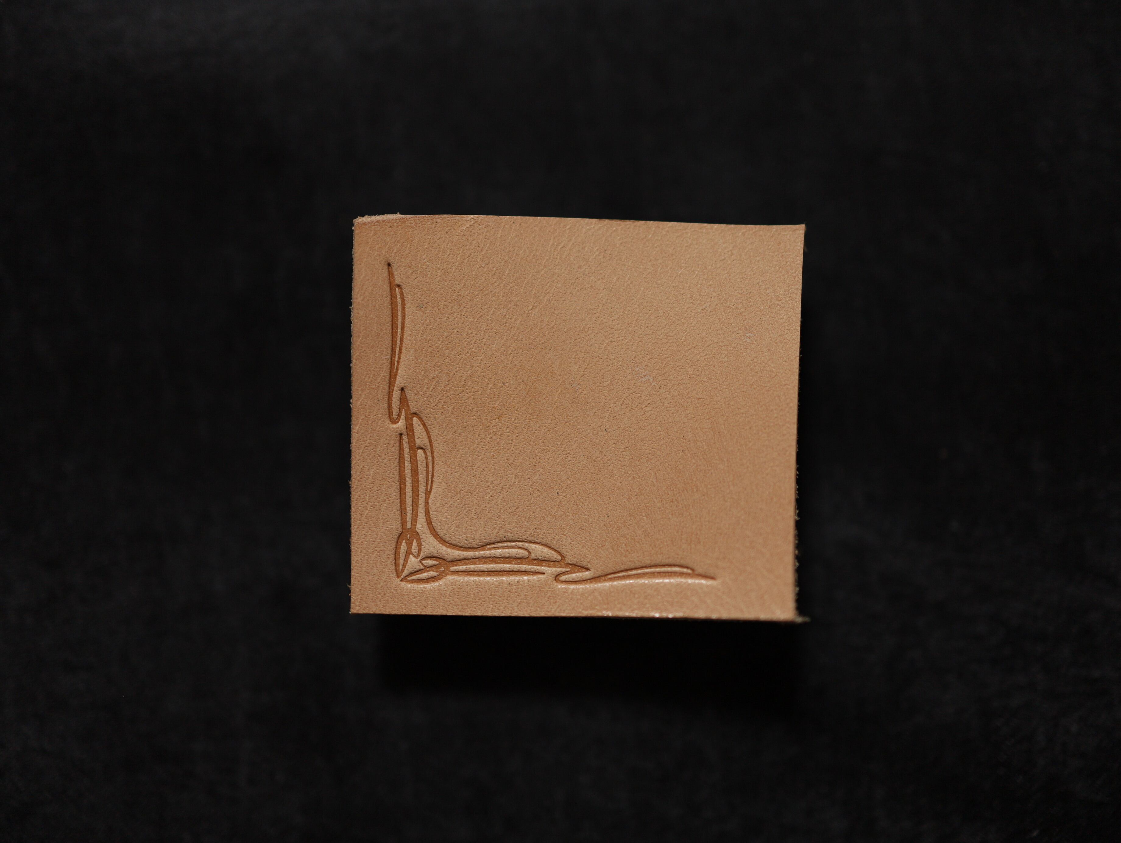 【アクリル刻印】コーナーボーダー ピンスト タイプA　　レザークラフト用