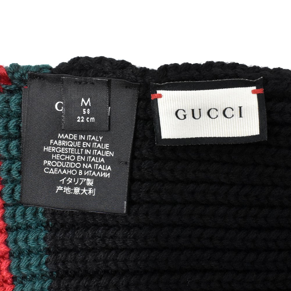グッチ GUCCI ウールニット帽キャップ男女兼用M gucci-728_1.jpg