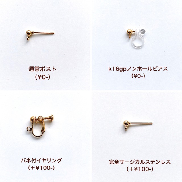 ◇S-8 In the ring／ピアス、ノンホールピアス