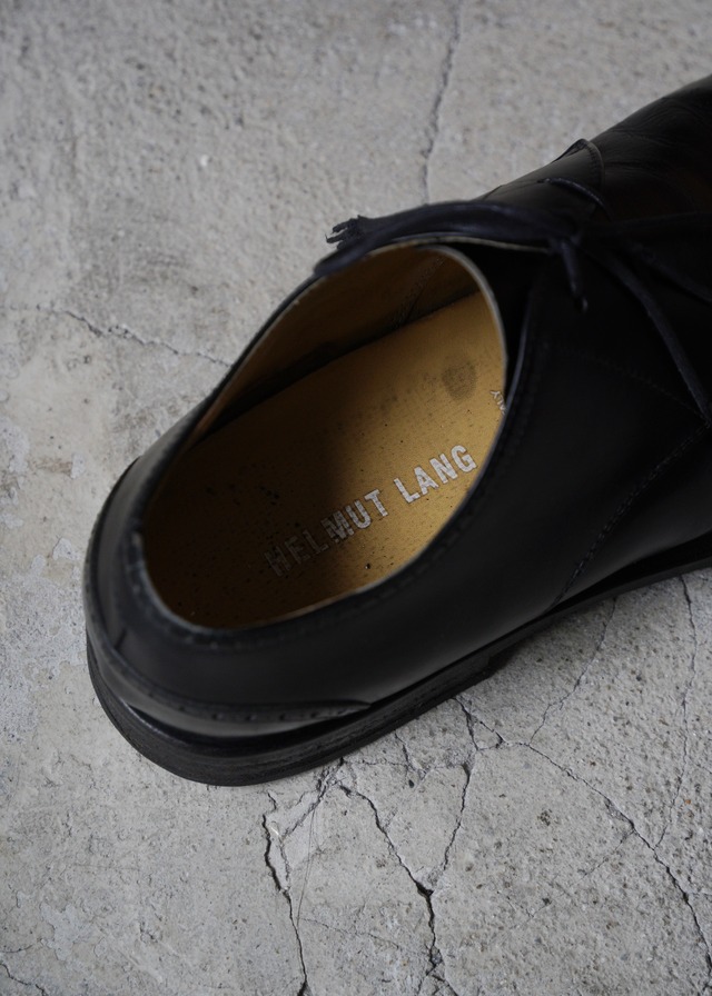 Helmut lang  lace up leather shoes