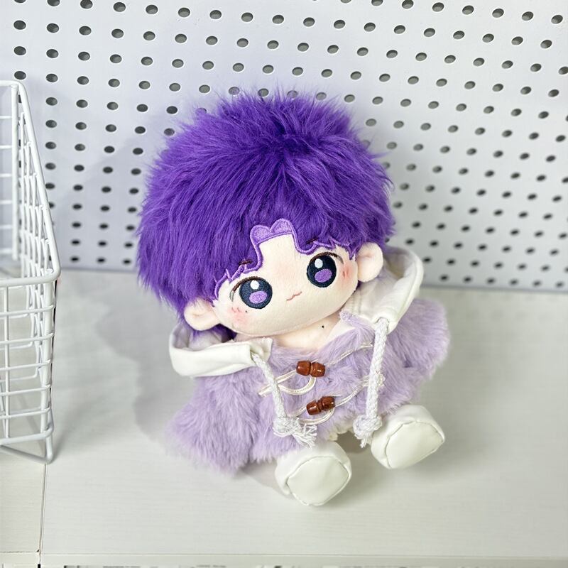 20cmぬいぐるみ用 秋冬 フード付き ジャケット ふわふわ アウター 着せ