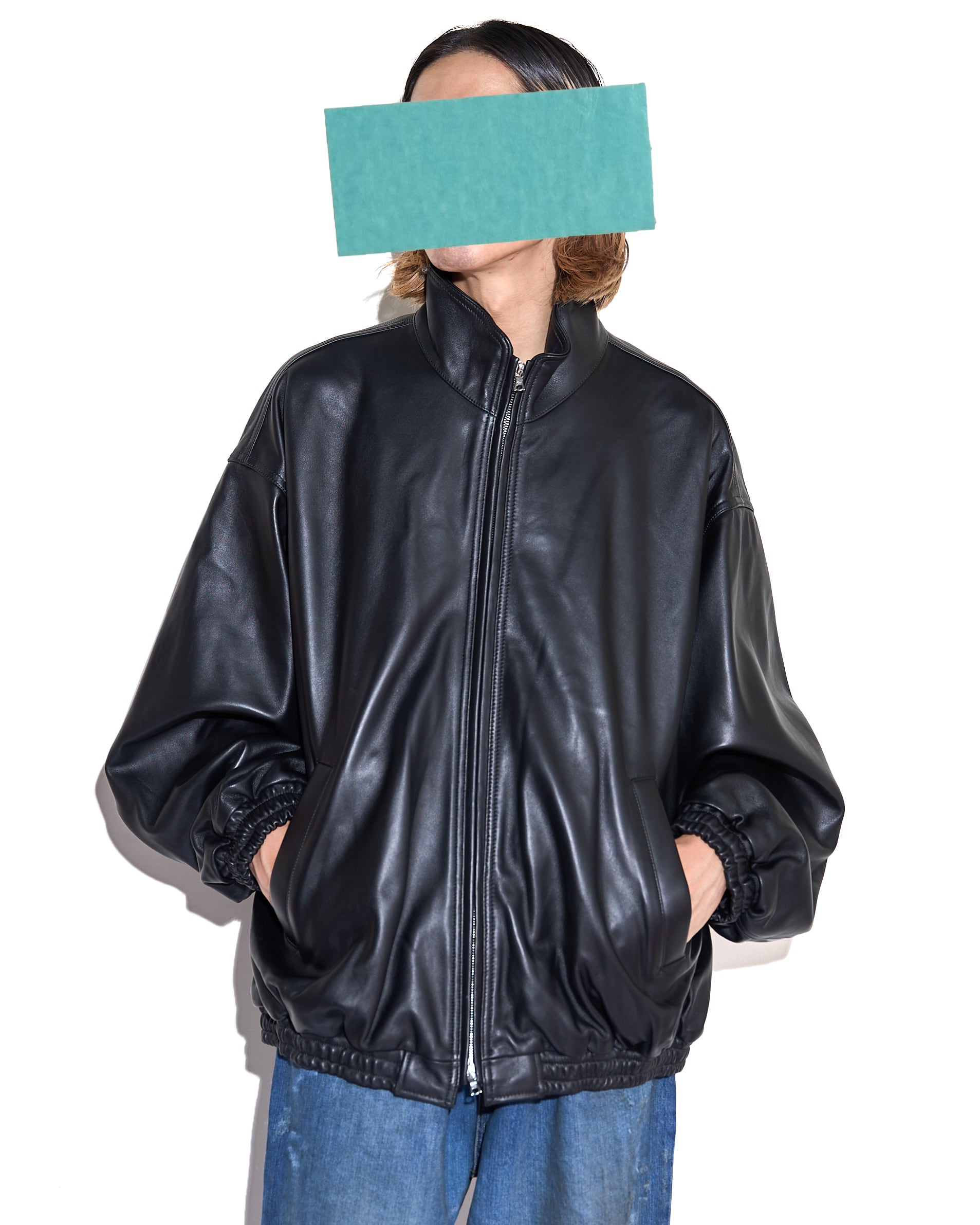 ジャケット・アウター ssstein sheepleather stand collar jacket ssstein シュタイン】 SHEEP LEATHER STAND COLLAR JACKET