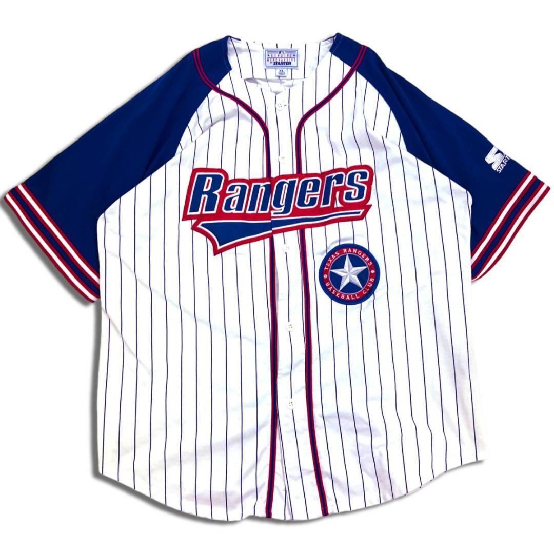90s スターター レンジャーズ ゲームシャツ XL MLB STARTER Texas ...
