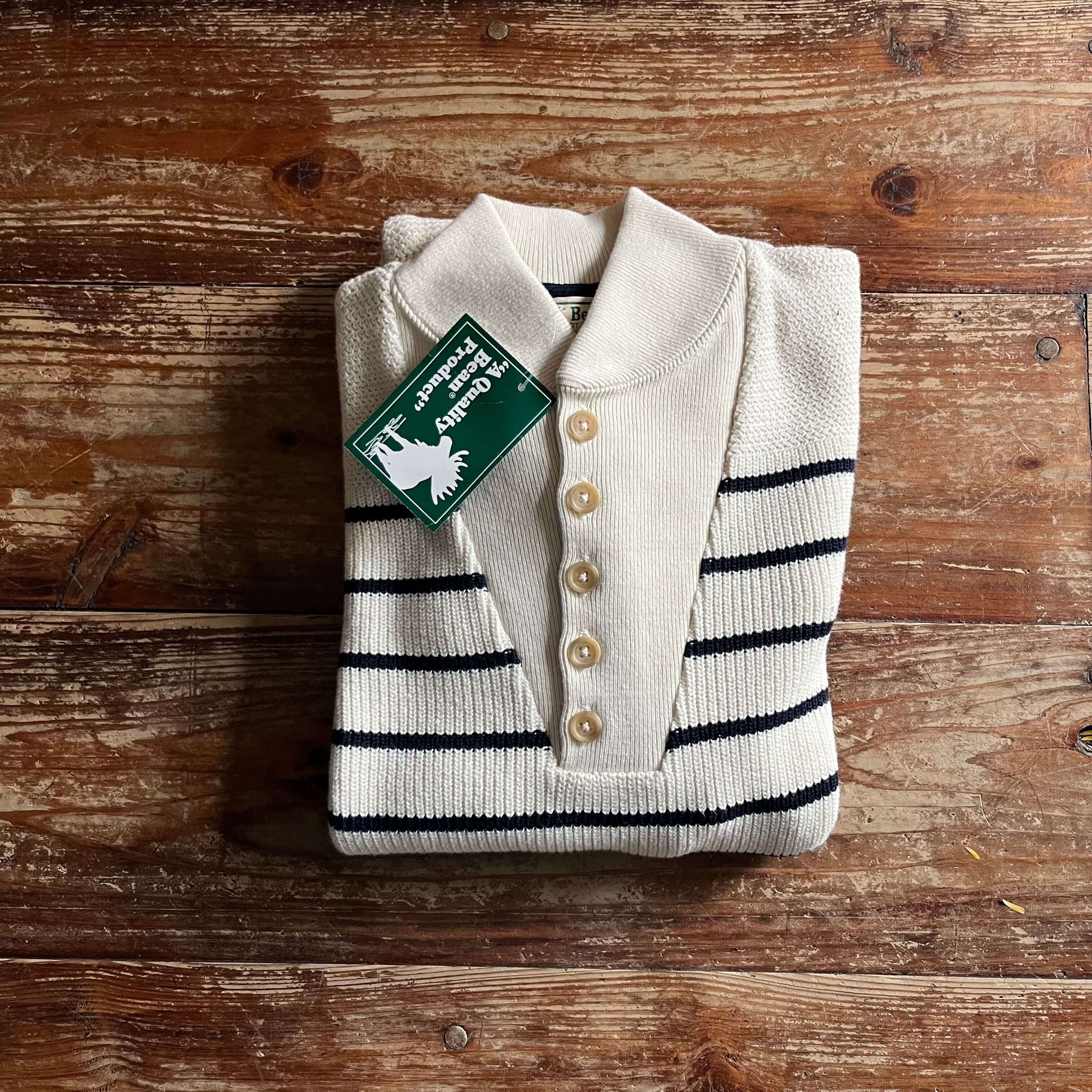 80's Dead stock L.L.bean cotton pouch 80\u0027s  L&frasl;S 2PLY カットソー \"DEADSTOCK &frasl; MADE IN USA