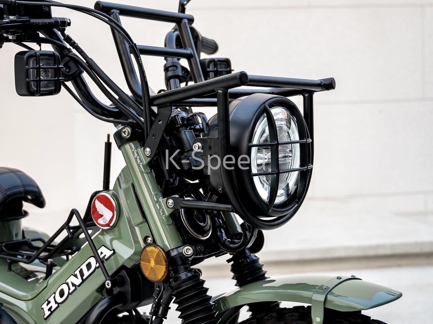 新型 ハンターカブ CT125 極太ヘッドライトガード フロントキャリアおまけ