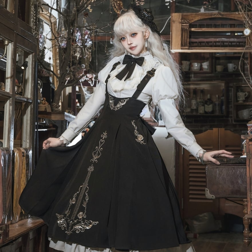ゴシックロリィタ セットアップ｜ブラウス・ジャンパースカート