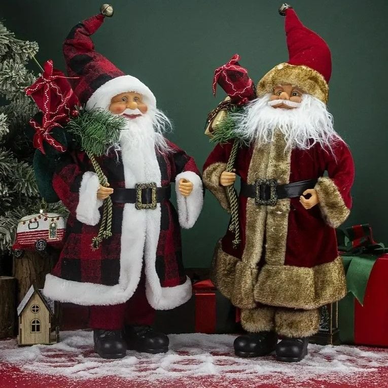 サンタクロース オブジェ 立ちポーズ クリスマス クリスマス装飾 耐久