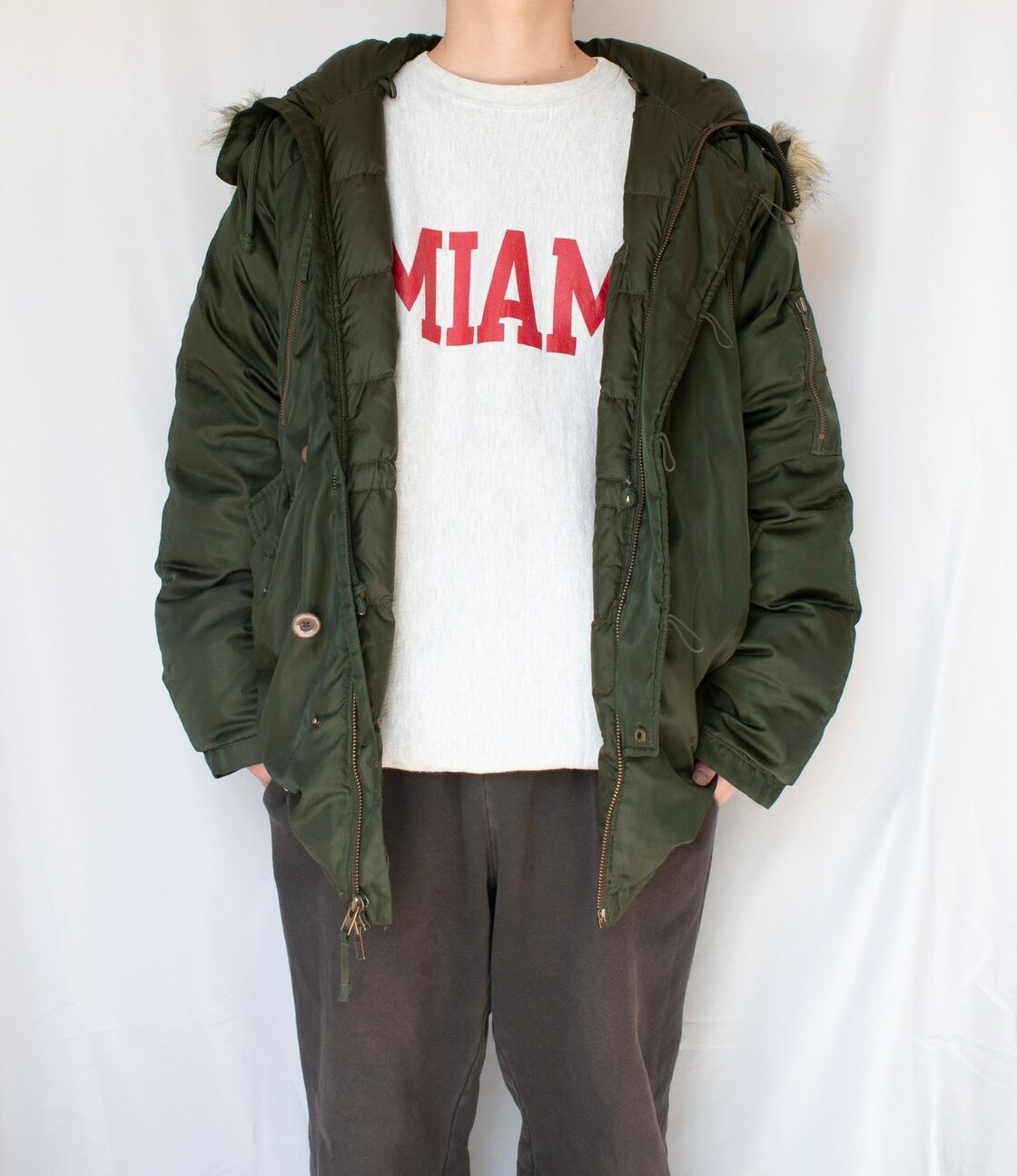 2000s NIKE ACG military down jacket 