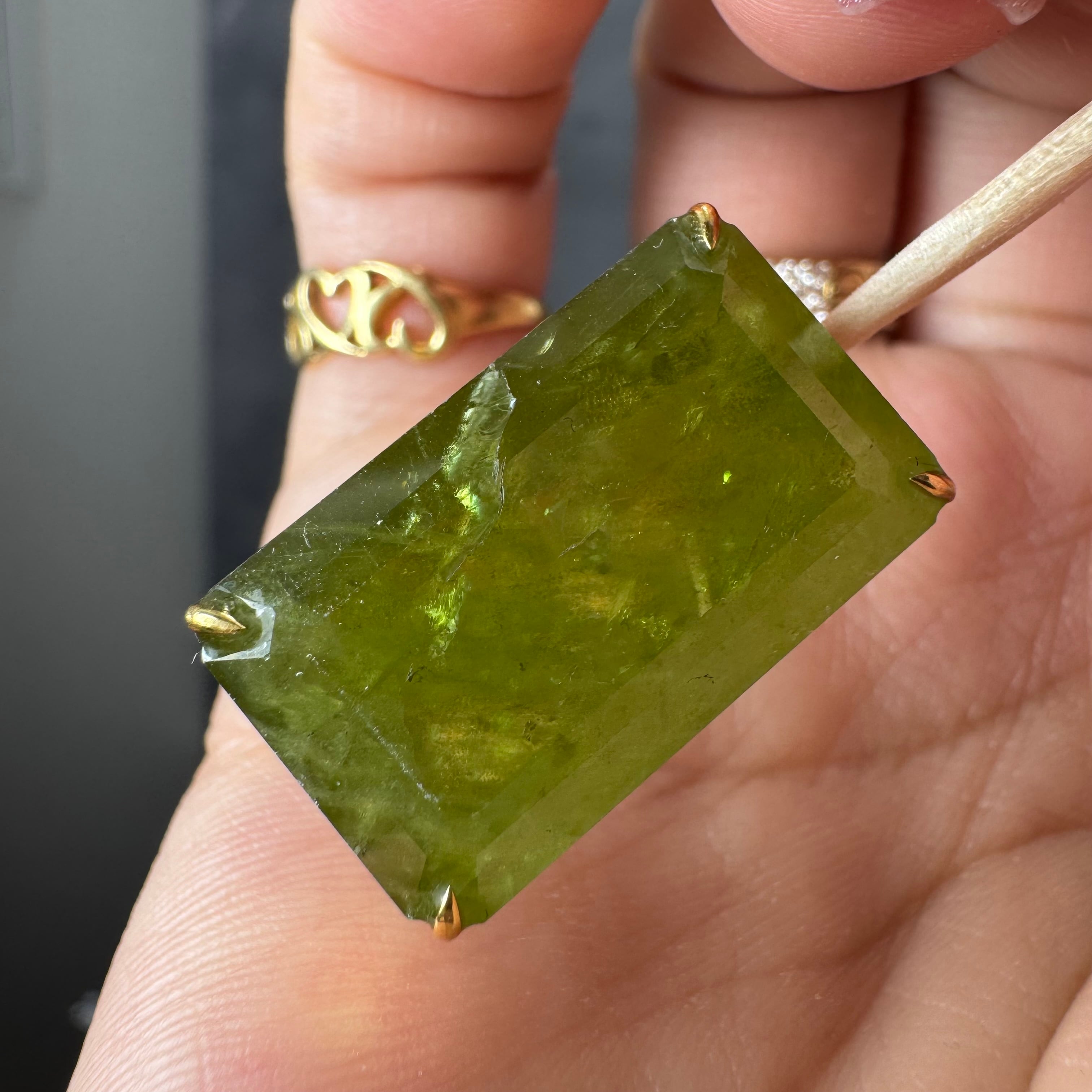 no.P6 スフェーン チタナイト ペンダントトップ兼ブレスチャーム