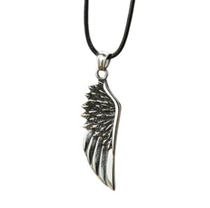 Vintage Gothic Feather Angel Wings Pendant Choker