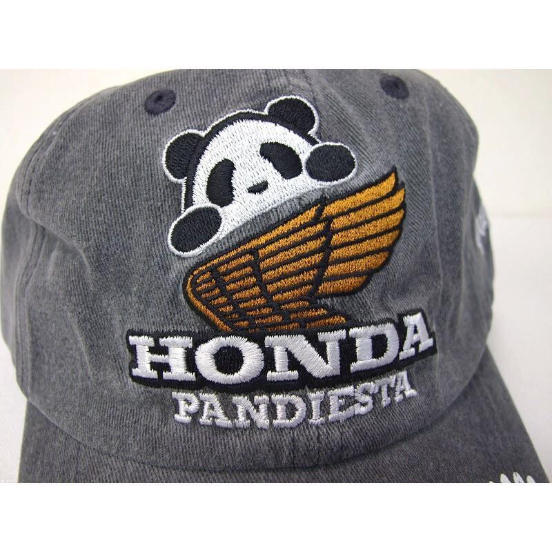 フリーサイズ男女兼用キャップ HONDA×pandiesta ホンダ公式コラボ イエローウィング WINGロゴ刺繍CAP 533515  ベースボールキャップ パンディエスタ