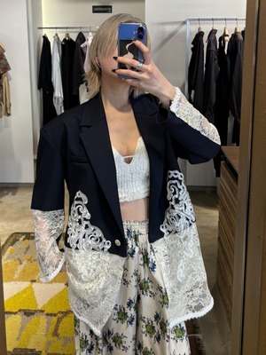 【26SS】FUMIE TANAKA フミエタナカ / lace JK / ジャケット