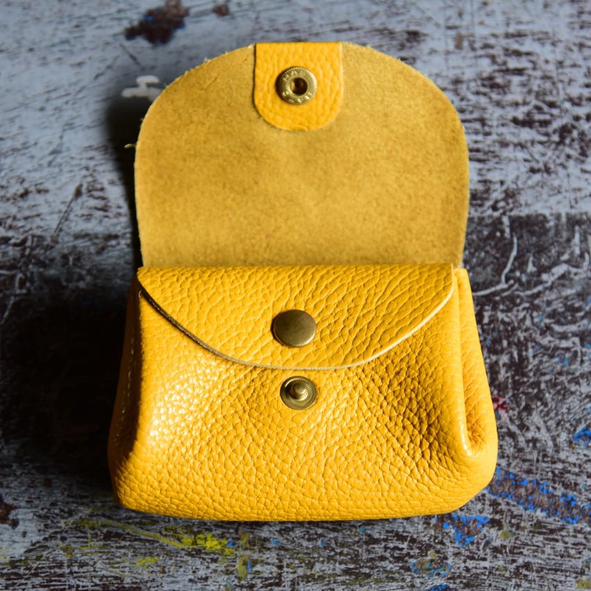 Caulking coin case -コーキングコインケース / イエロー（ccc