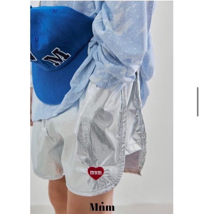 【即納】MINIMAL シルバーショートパンツ 100~130